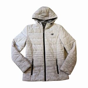 New Balance Gray Puffer Winter Jacket